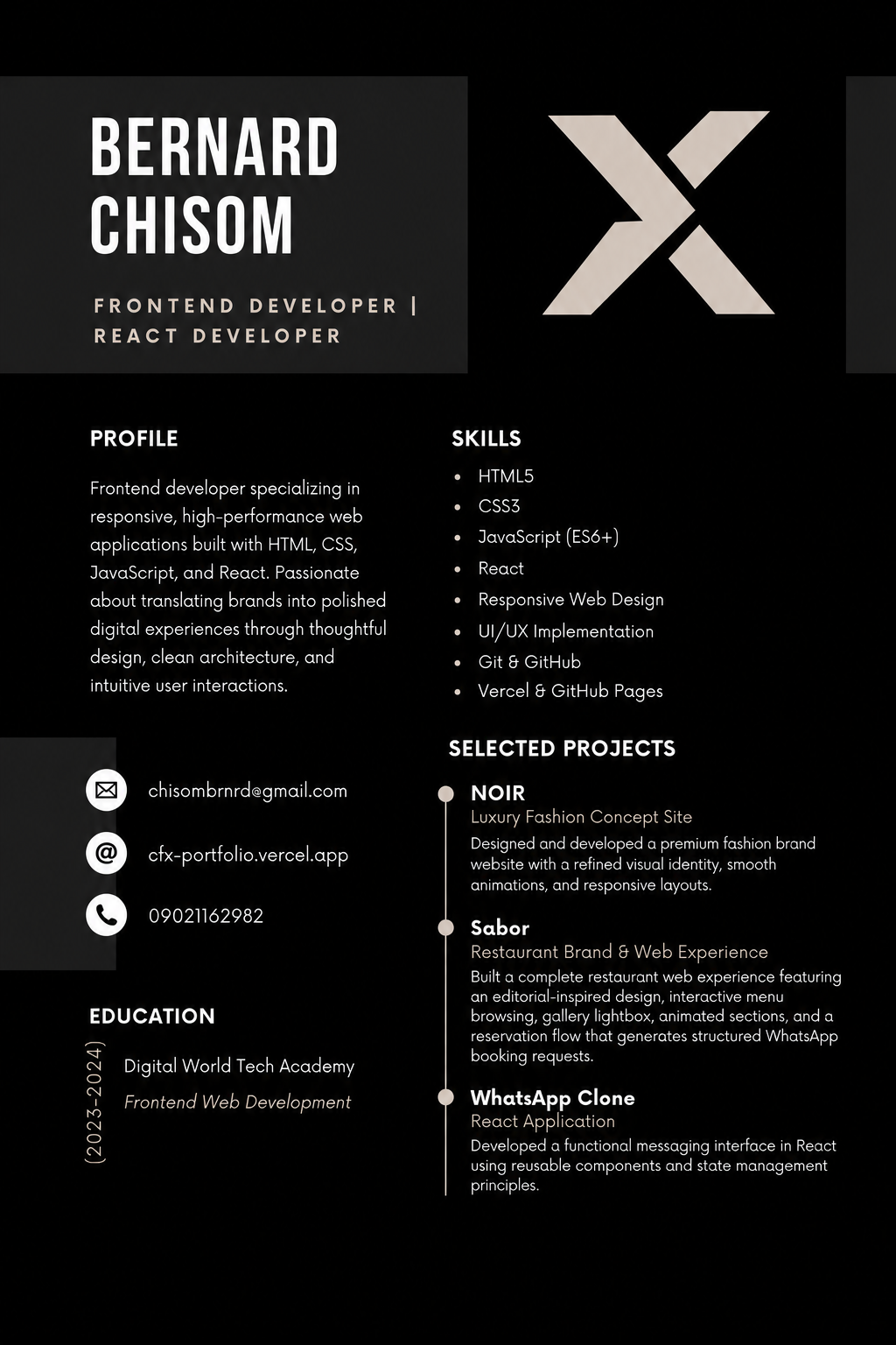 CV Preview